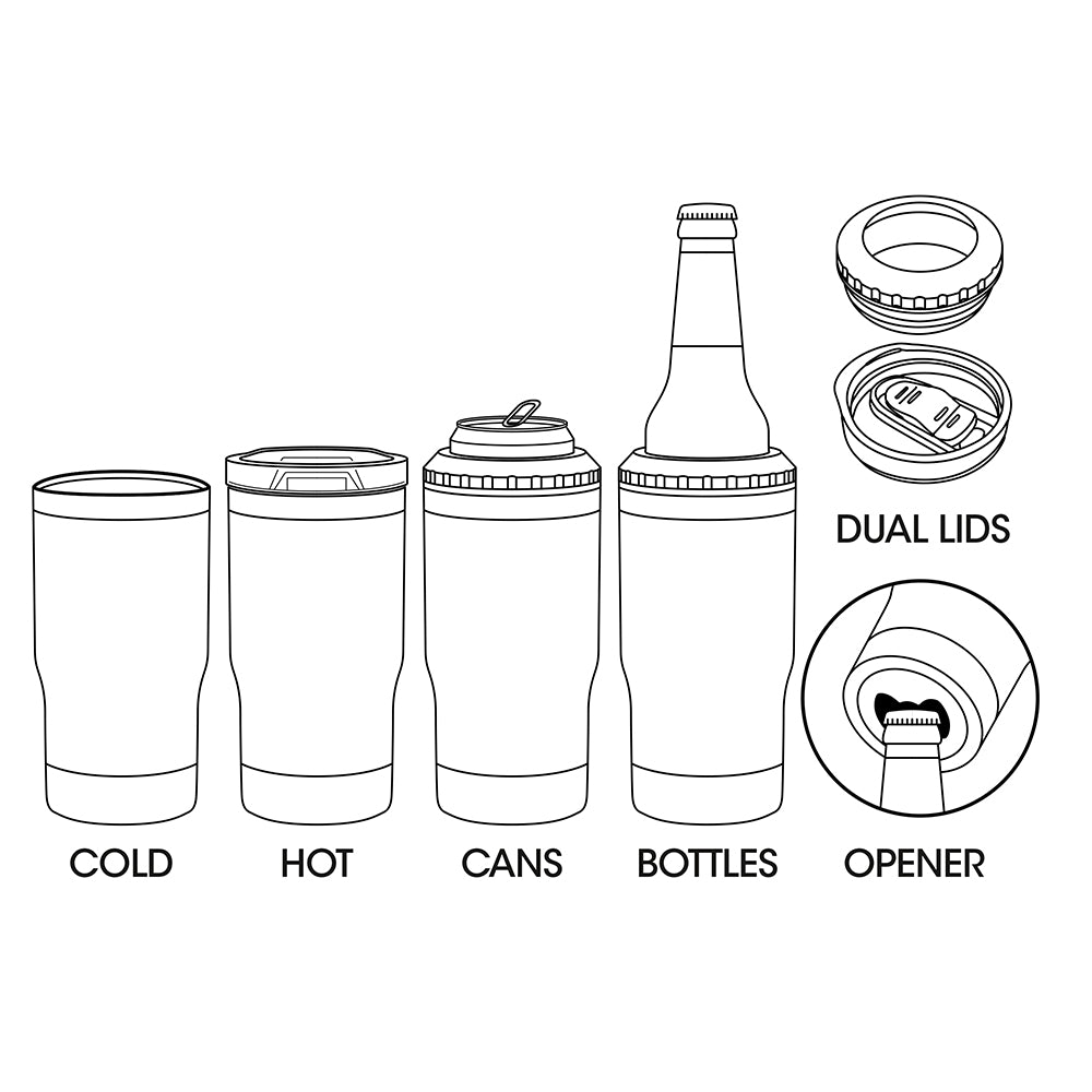 5-in-1 Insulated Drink Cup & Cooler
