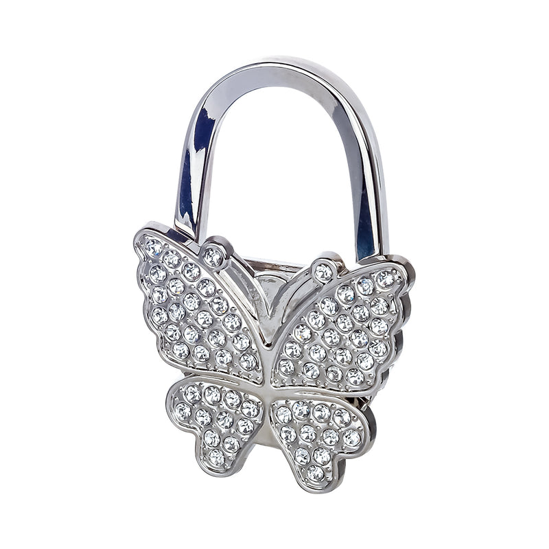 Bag Hanger - Butterfly - Silver