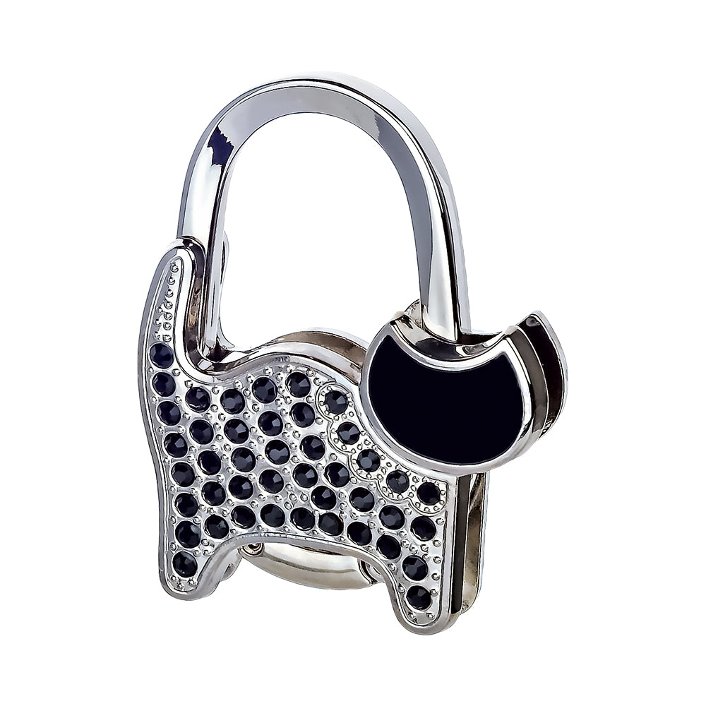 Bag Hanger - Cat - Black