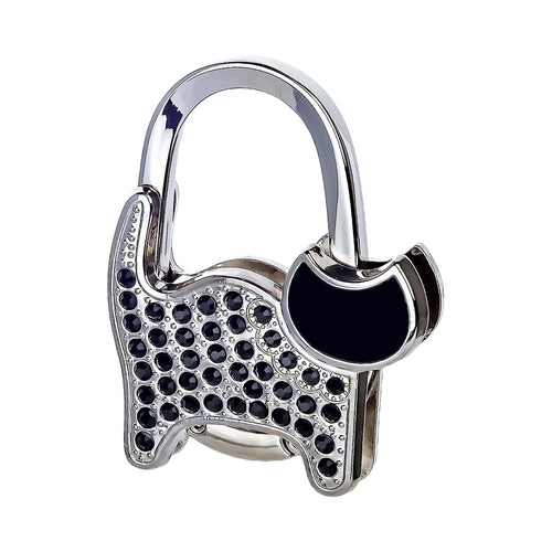 Bag Hanger - Cat - Black