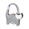 Bag Hanger - Cat - Silver