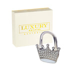 Bag Hanger - Crown - Silver