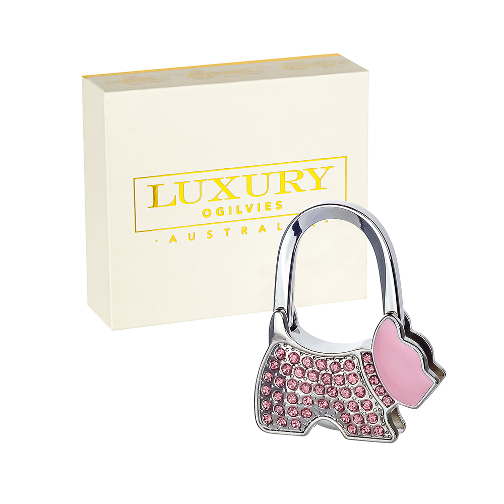 Bag Hanger - Dog - Pink