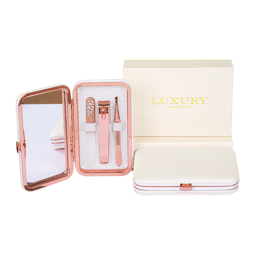 Beauty 3 Piece Manicure Set - Pearl