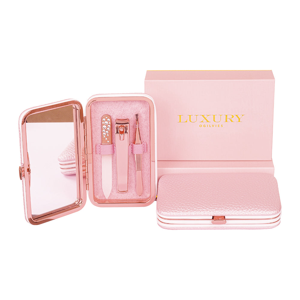 Beauty 3 Piece Manicure Set - Rose