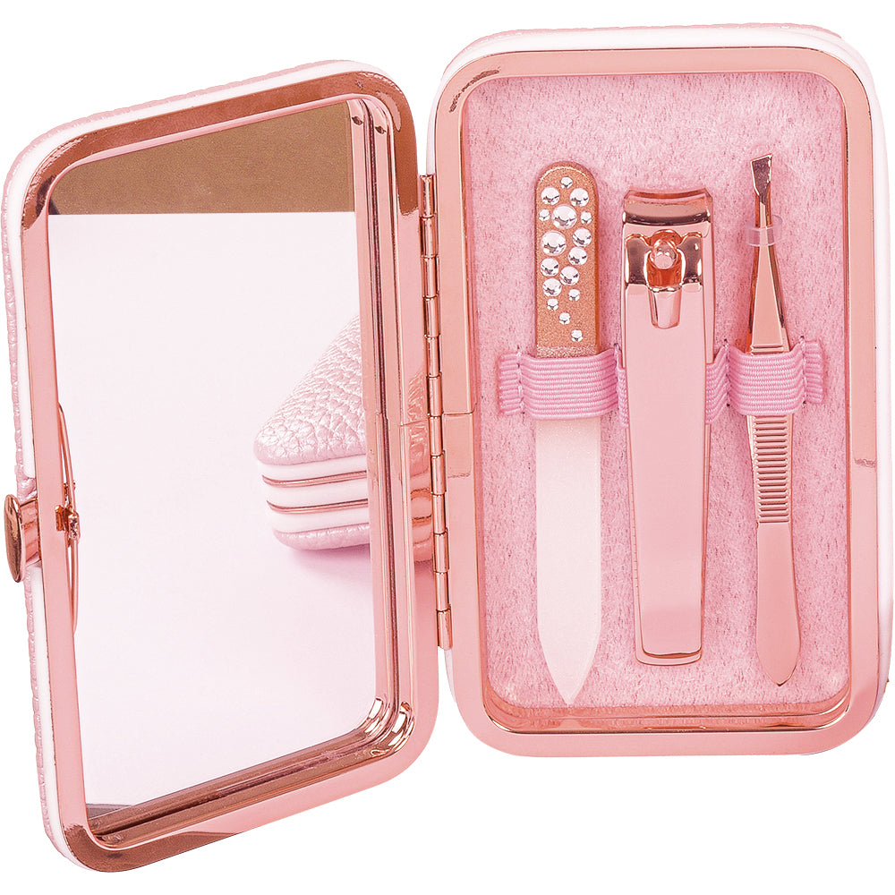 Beauty 3 Piece Manicure Set - Rose
