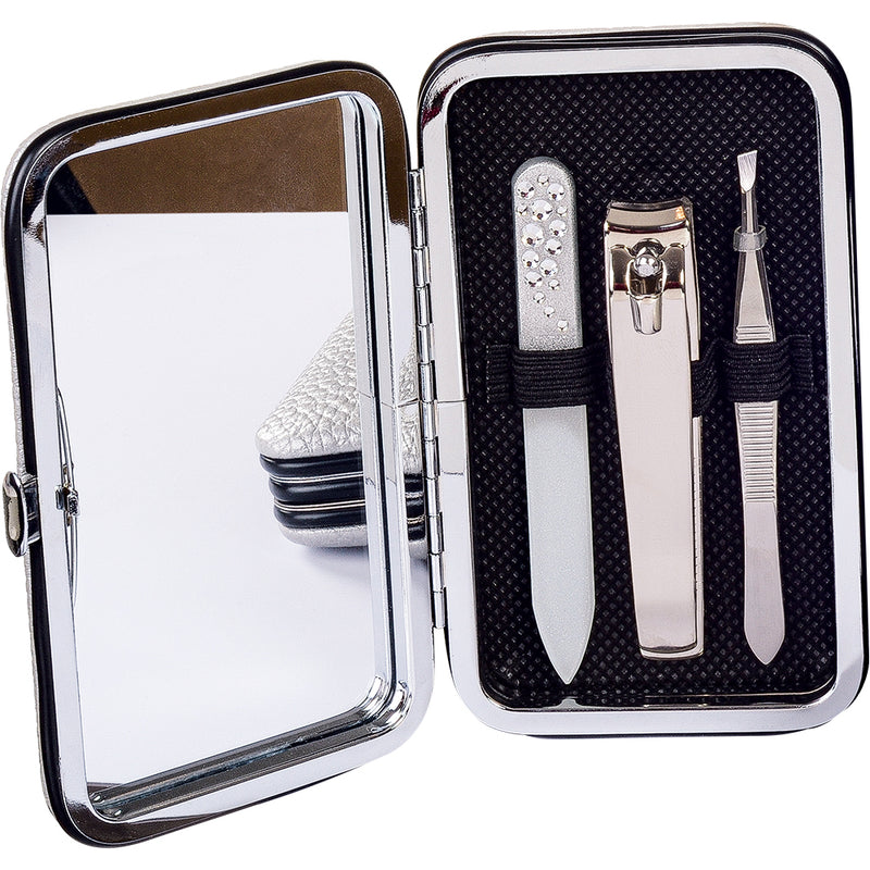 Beauty 3 Piece Manicure Set - Silver