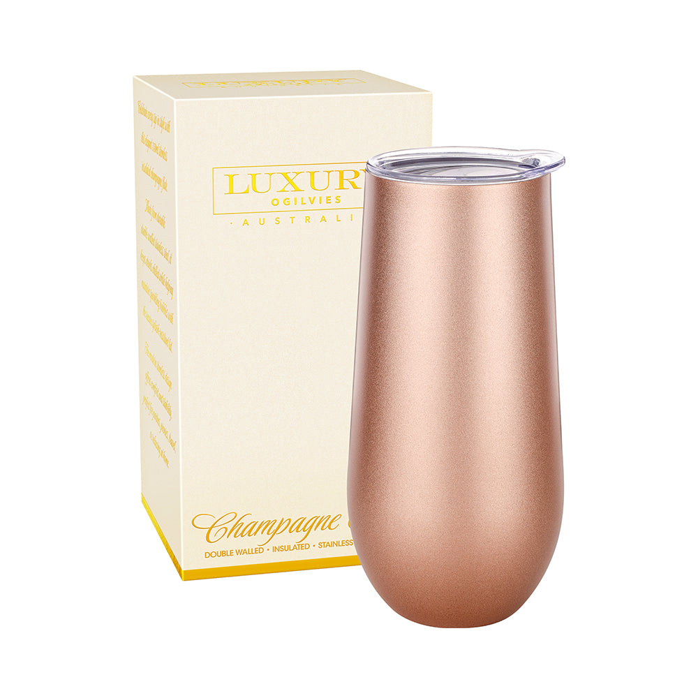 Champagne and Wine Flute - Rose