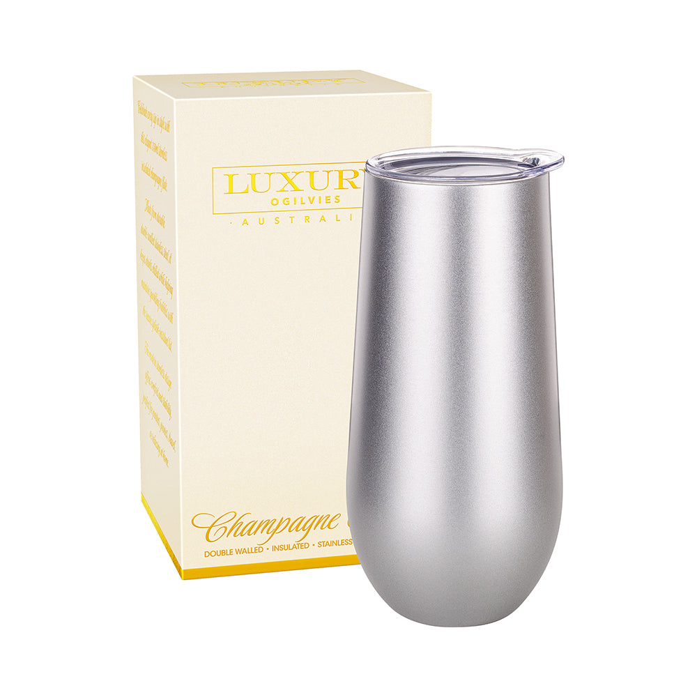 Champagne and Wine Flute - Silver