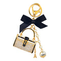 Charm Key Ring - Clutch Bag Black