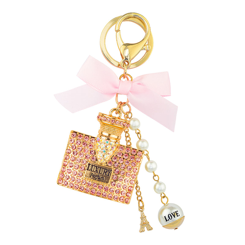 Charm Key Ring - Luxury Pink