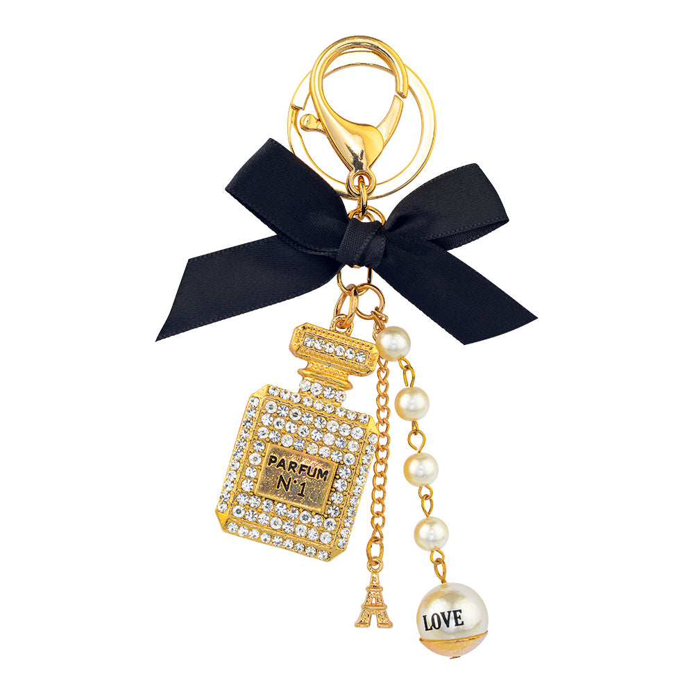 Charm Key Ring - Parfum Black