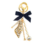 Charm Key Ring - Stiletto Black