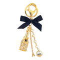 Charm Key Ring - Wine Black