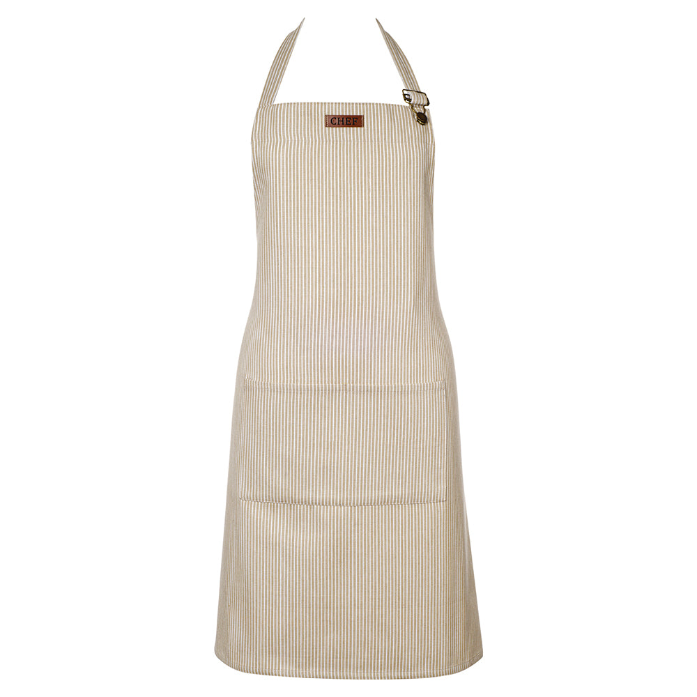 Chef Stripe Apron - Stone