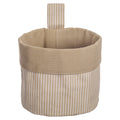 Chef Stripe Hanging Storage Basket - Stone