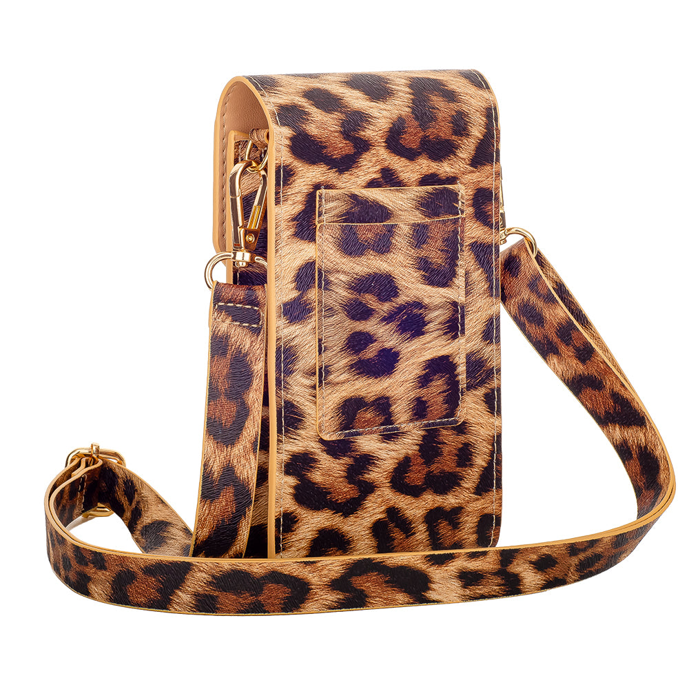 Crossbody Shoulder Bag - Leopard