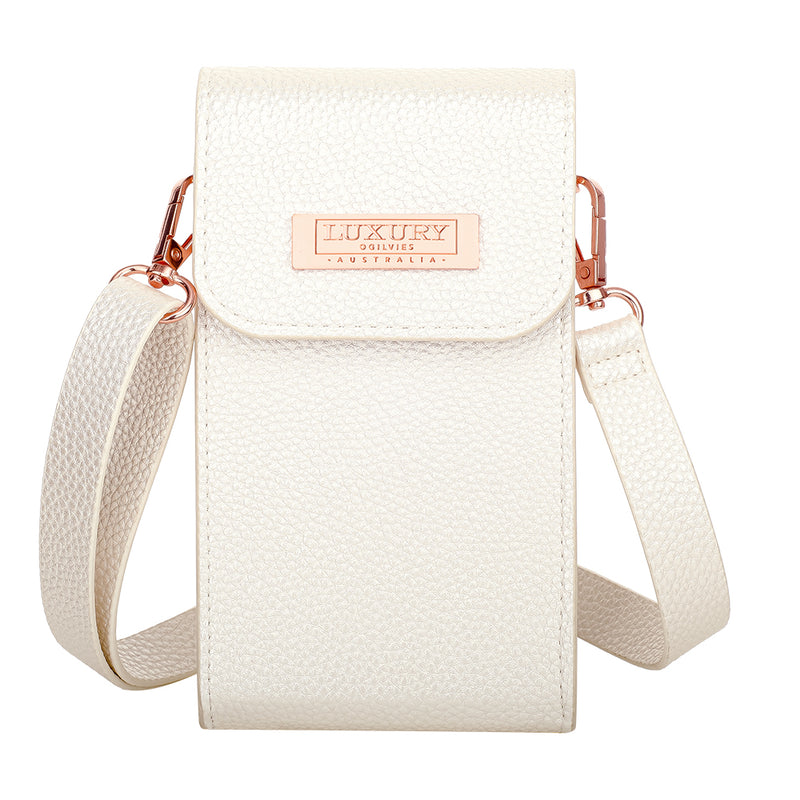 Crossbody Shoulder Bag - Pearl