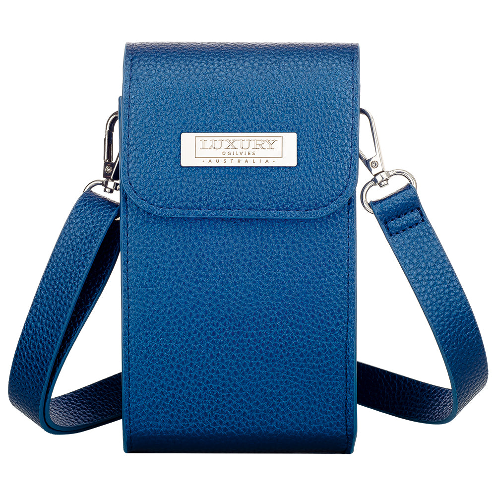Crossbody Shoulder Bag - Sapphire