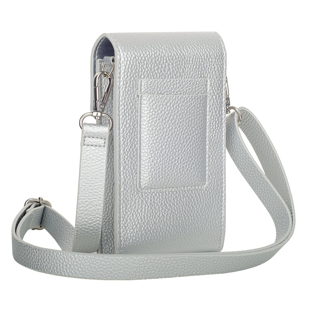 Crossbody Shoulder Bag - Silver