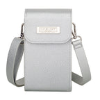 Crossbody Shoulder Bag - Silver