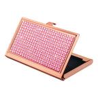 Diamonte Card Case - Rose