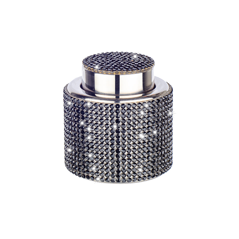 Diamonte Champagne Stopper - Black