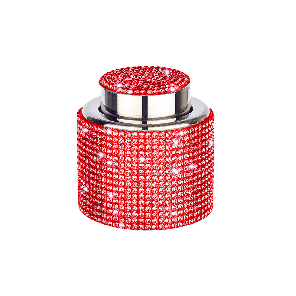 Diamonte Champagne Stopper - Red