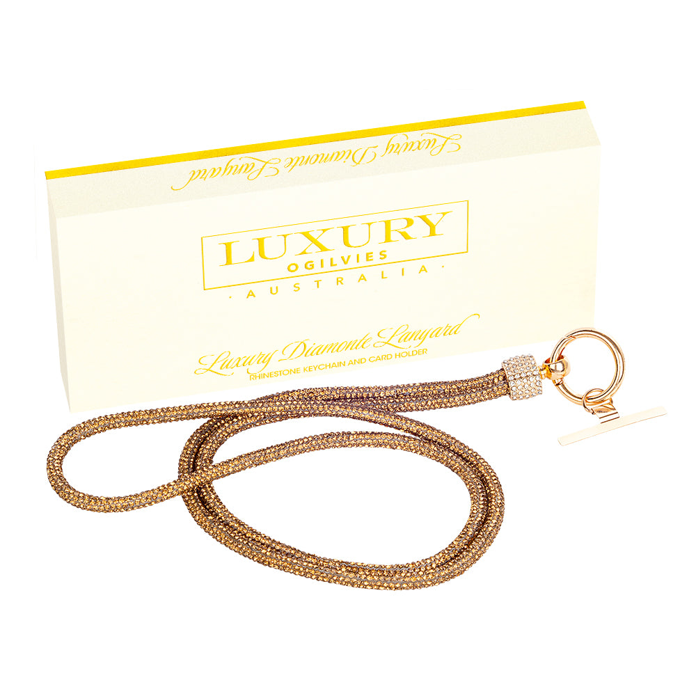 Diamonte Lanyard - Gold