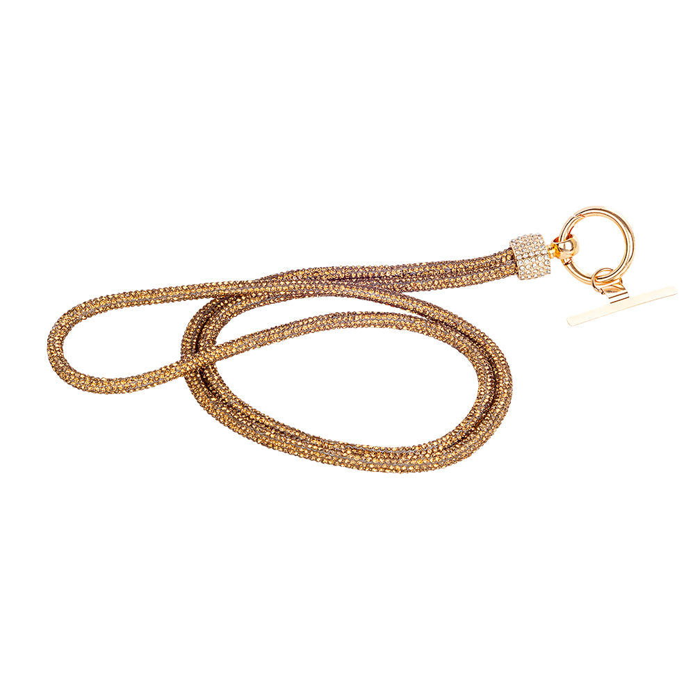 Diamonte Lanyard - Gold