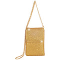 Diamonte Mesh Bag - Gold