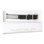 Diamonte Pet Collar - Black L