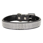 Diamonte Pet Collar - Black L