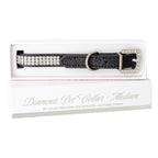 Diamonte Pet Collar - Black M
