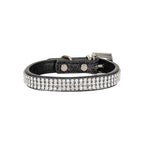 Diamonte Pet Collar - Black S