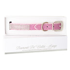 Diamonte Pet Collar - Pink L