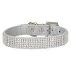 Diamonte Pet Collar - Silver L