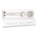 Diamonte Pet Collar - Silver M
