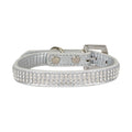Diamonte Pet Collar - Silver M