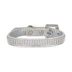 Diamonte Pet Collar - Silver M