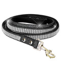 Diamonte Pet Lead - Black