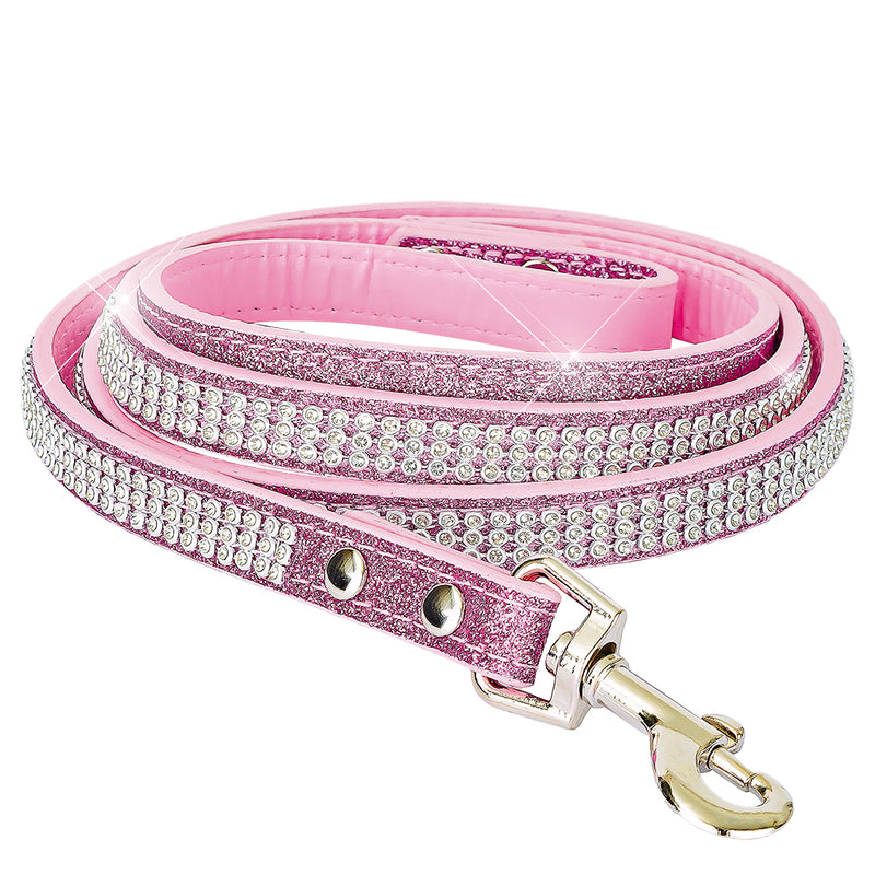 Diamonte Pet Lead - Pink