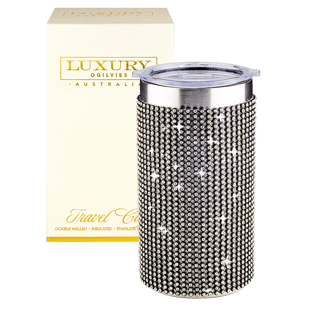 Diamonte Travel Cup - Black