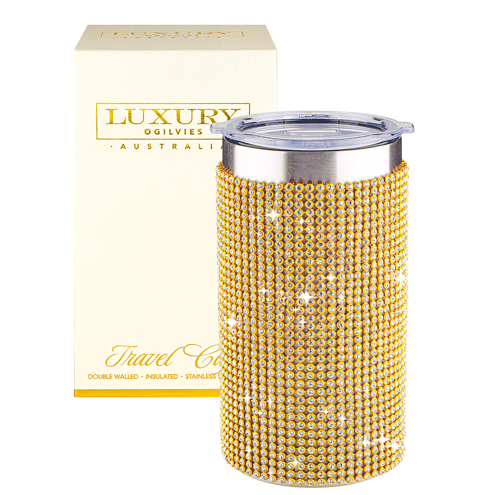 Diamonte Travel Cup - Gold