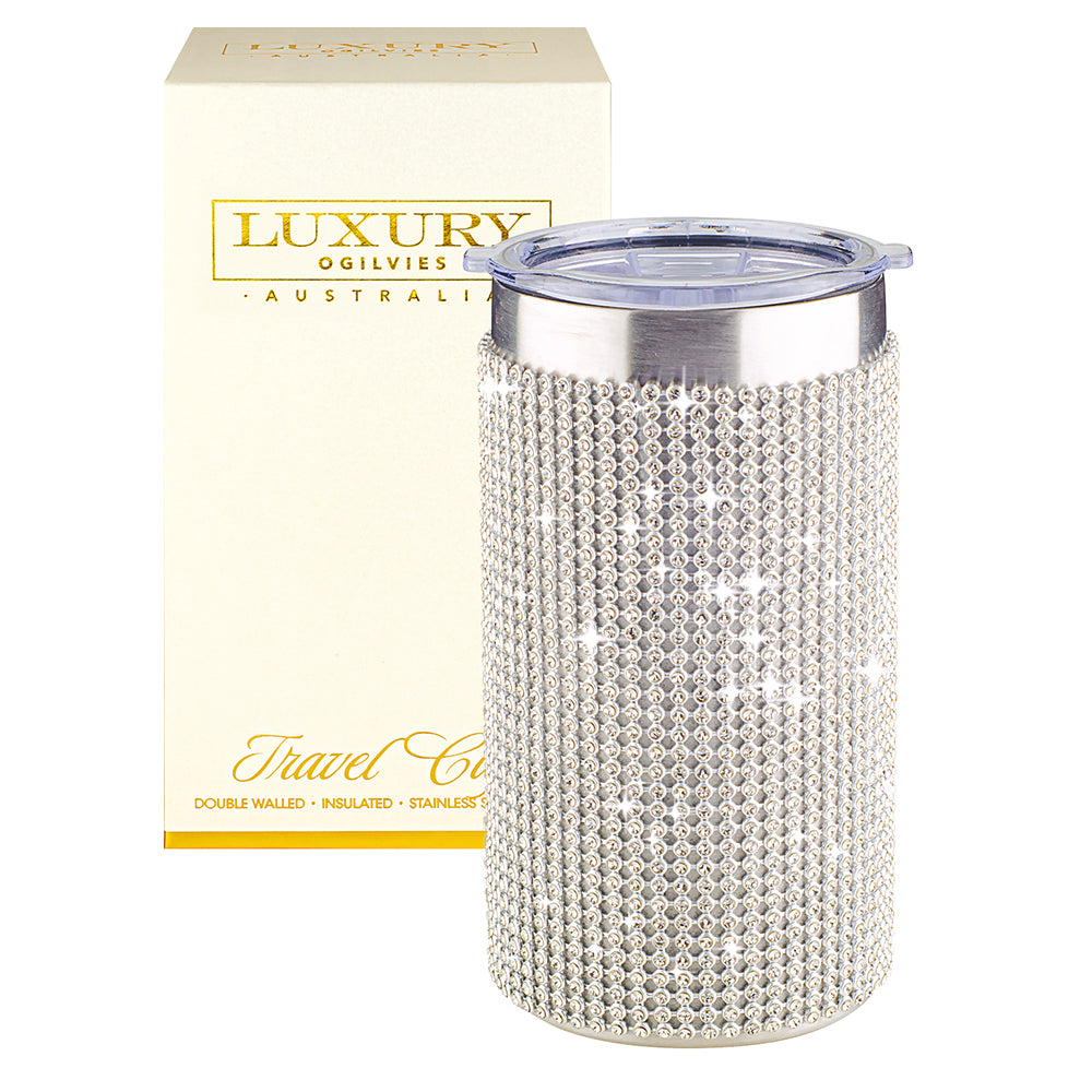 Diamonte Travel Cup - Silver