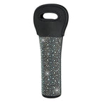 Diamonte Wine Bottle Carrier - Black