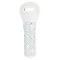 Diamonte Wine Bottle Carrier - White