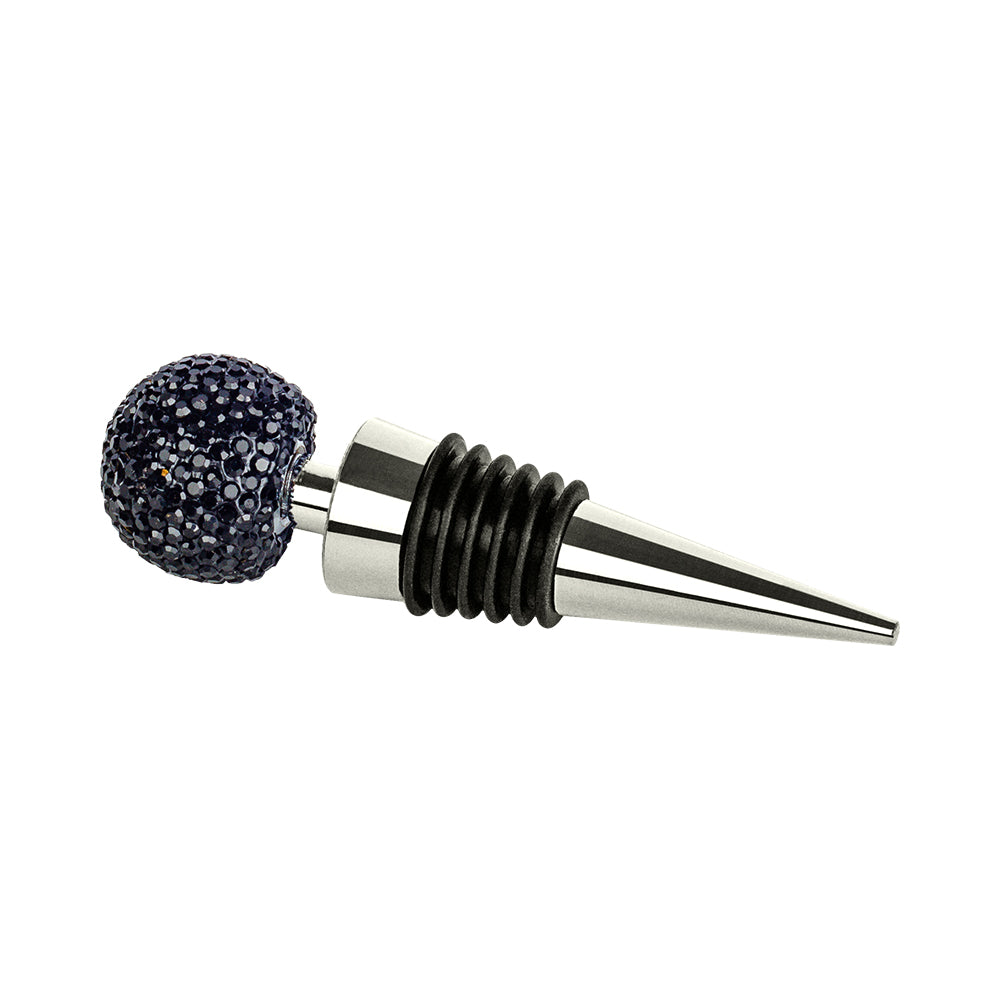 Diamonte Wine Stopper - Black