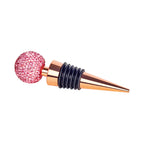 Diamonte Wine Stopper - Pink