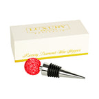Diamonte Wine Stopper - Red